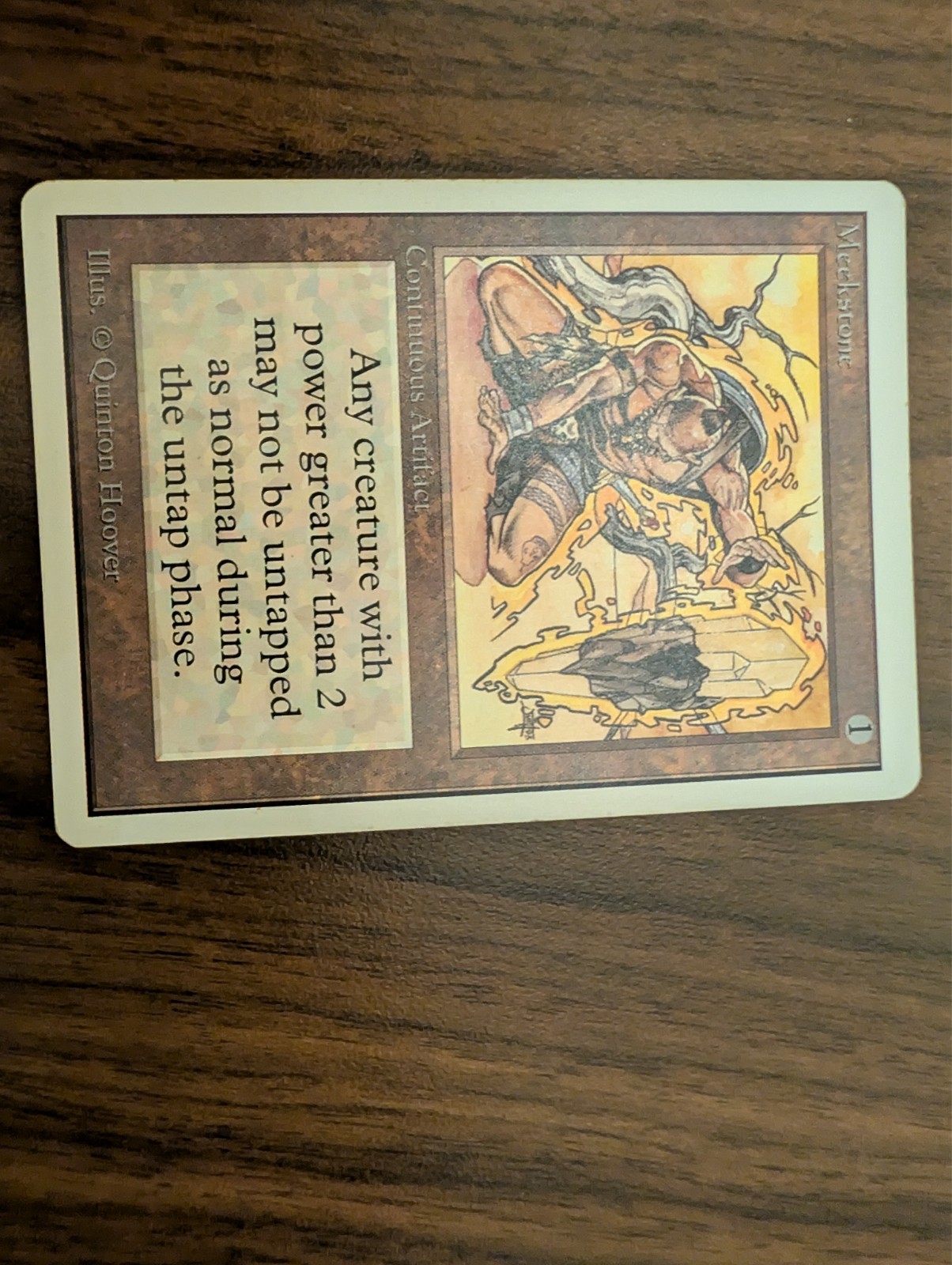 Meekstone Unlimited PLD Artifact Rare MAGIC GATHERING CARD (ID# 511103) ABUGames