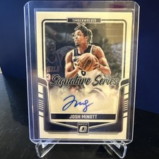 2024-25 Panini Donruss Optic - Signature Series Josh Minott #SS-MIN Timberwolves