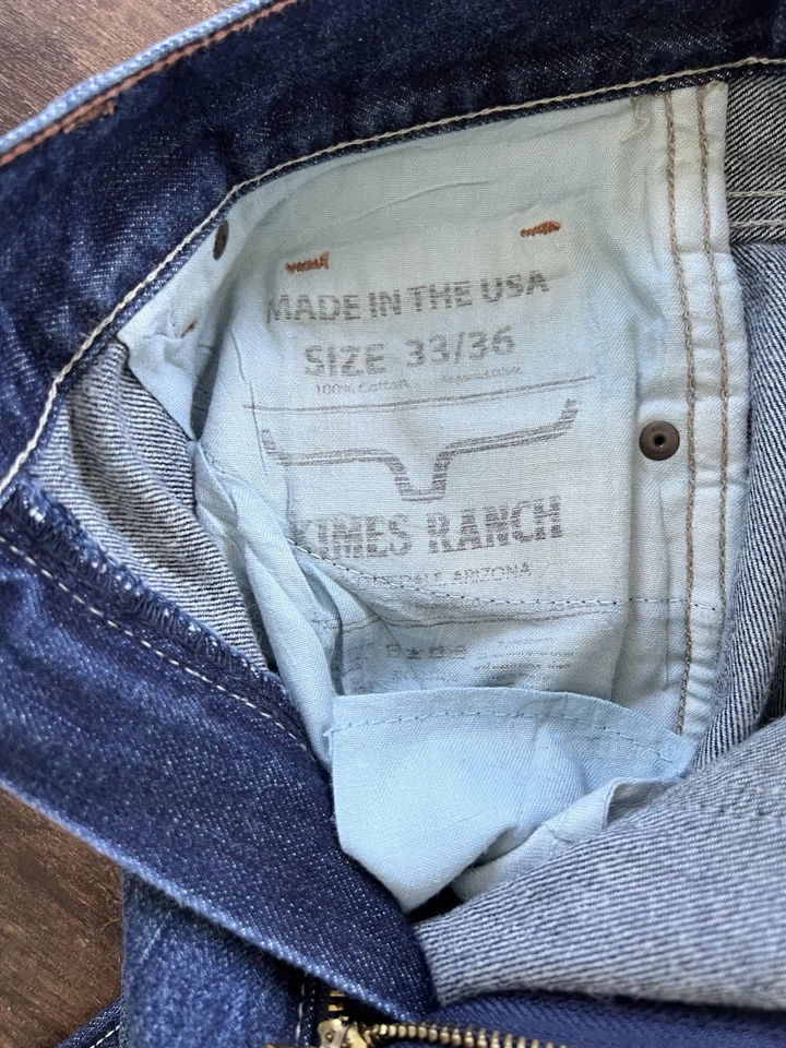 Jeans masculino Kings Ranch Dillon boot cut fit jeans 33x39 - Imagem 2 de 4
