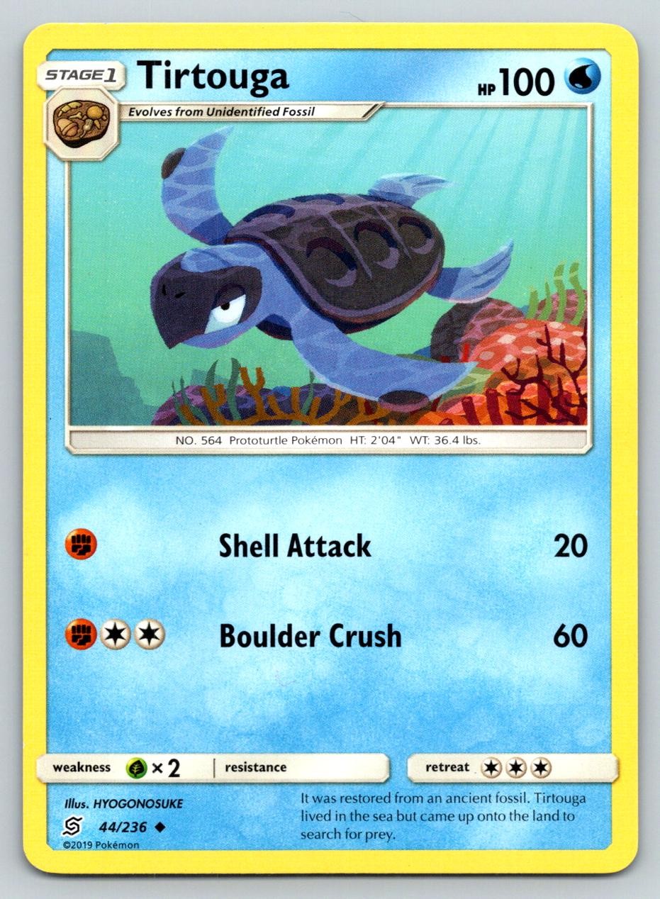 TIRTOUGA 44/236 UC UNIFIED MINDS POKEMON MP HYOGONOSUKE
