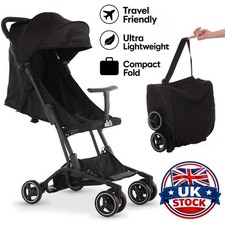 Compact Lightweight Foldable Travel Buggy Pram Stroller Cabin Approved Pushchair
