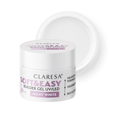 Claresa Soft&Easy Builder Gel Milky White 12 g