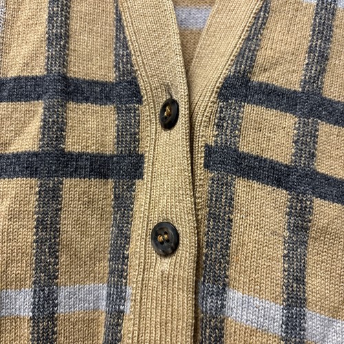 Vtg 80s Jaeger Cashmere Camel Hair Sweater Vest / Dress Great Britain women’s 40 - Picture 3 of 6