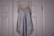 Vintage Silk Chemise w/Lace
