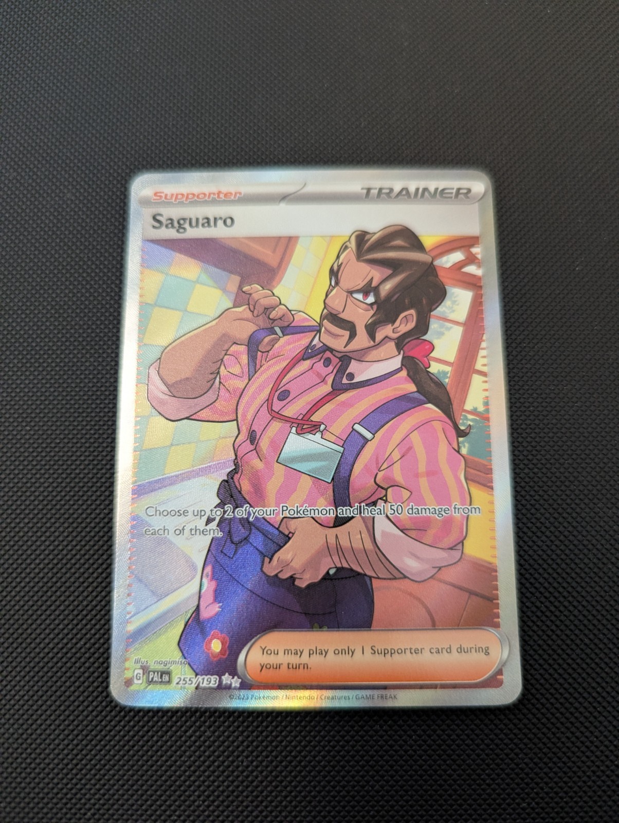 Saguaro 255/193 SV02: Paldea Evolved Pokemon Ultra Rare Holo Full Art NM