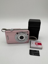 Sony Cyber-Shot DSC-W55 7.2MP Digital Camera Pink w/3x Zoom Bundle