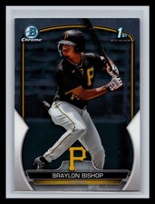 ⚾ BRAYLON BISHOP 2023 1ST BOWMAN CHROME RC # 90 ⚾