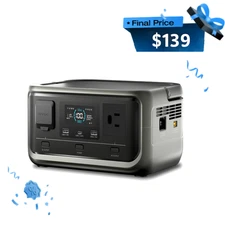 ALLPOWERS VOLIX P300 300W 256Wh Portable Power Station Power Bank Camping Trip