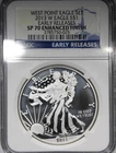 2013-W Enhanced Finish American Silver Eagle NGC SP70 Early Releases