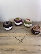 KnitCircus Gradient Luxury Yarn Lot Fingering/Superwash Wool 4 Skeins 2050yd