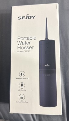 New Sejoy Mint 3 Rechargeable Portable Water Flosser - IPX7 Waterproof