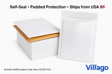 Any Size Bubble Mailers – Kraft/White Self-Seal Padded Envelopes #000–#7 Bulk