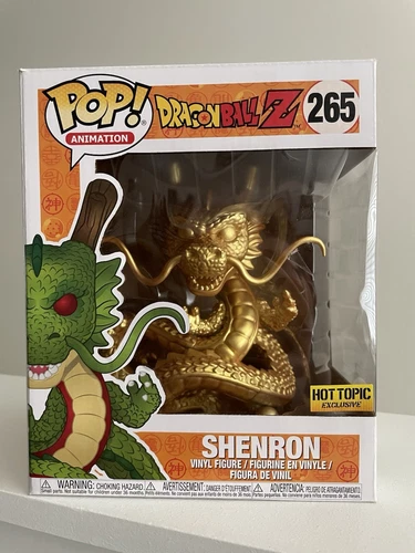 Funko Pop! Animation Dragon Ball Z Hot Topic Exclusive Gold Figure Shenron #265
