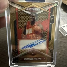 2024 Wild Card Dominique Wilkins 1/1 Auto Atlanta Hawks ABC-DW