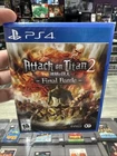NEW! Attack On Titan 2: Final Battle - Sony PlayStation 4 PS4 - Factory Sealed!