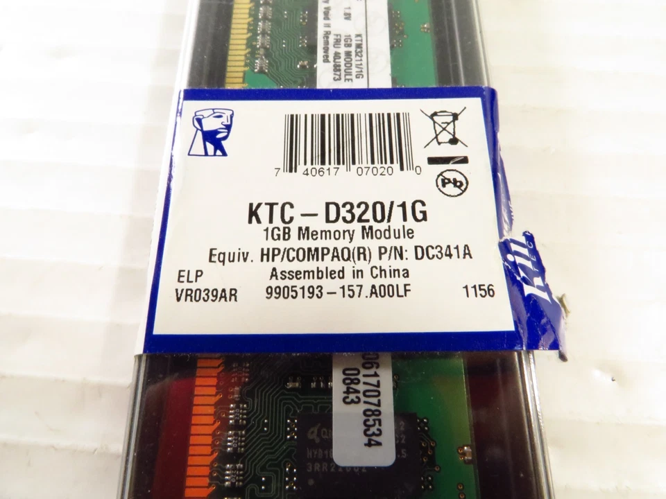 Kingston ValueRAM 1 GB DIMM 333 MHz DDR SDRAM Memory (KTC-D320/1G), DC341A - Image 3 of 3