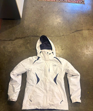 The North Face HyVent Waterproof Hooded Full Zip Jacket w/ Pockets Womens
