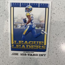 Kamren Kinchens League Leaders 2025 Score Football Card #10 Los Angeles Rams