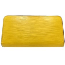 LOUIS VUITTON Epi Purse Zippy wallet M62315 Citron/181839