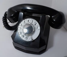 Original AUTOMATIC ELECTRIC BAKELITE A/E 40 Phone in Good Cond Partially Working