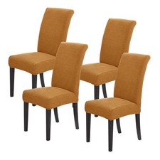 Chair Covers for Dining Room Set of 4, Dining Chair Slipcovers Stretch Dining...