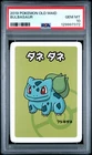 2019 POKEMON OLD MAID BULBASAUR PSA 10
