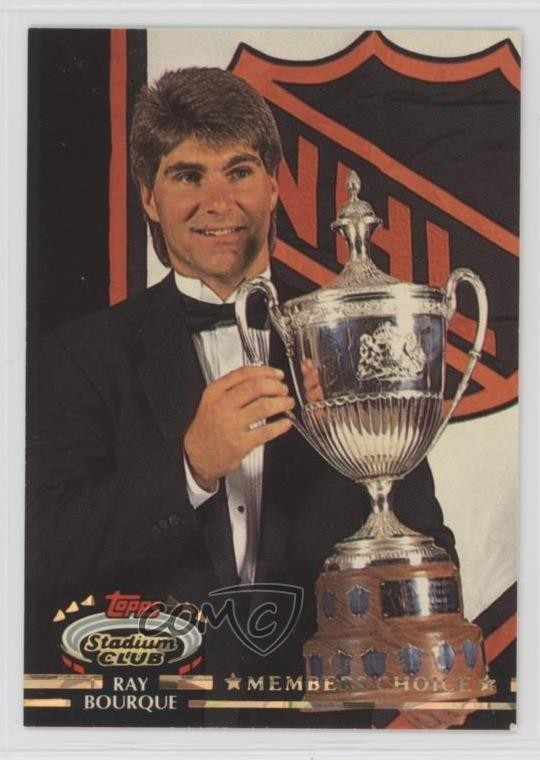 1992-93 Topps Stadium Club Members Choice Ray Bourque #249 HOF k4g