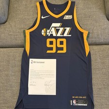 2017-18 Utah Jazz Jae Crowder GAME USED/WORN Playoff Jersey NBA COA 4/15/2018