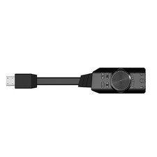 1 Pcs USB Sound Card Audio Player Portable For Earphone Microphone Adapter