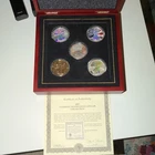 Morgan Mint 2007 Silver Eagle Dollar Collection .999 Silver 5 Coin Set COA