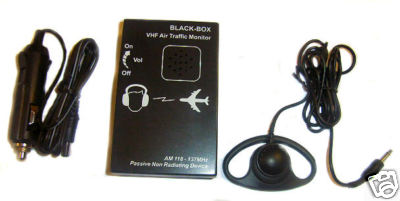 AVIATION AIRCRAFT VHF FLIGHT MONITOR RADIO RECEIVER