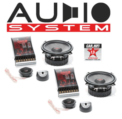 Audiosystem X130 EVO2  13cm Komponentensystem 2 x 140 Watt