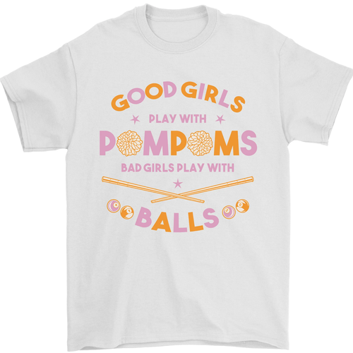 Bad Girls Play With Pool Balls 9-Ball Mens T-Shirt 100% Cotton - Picture 106 of 106