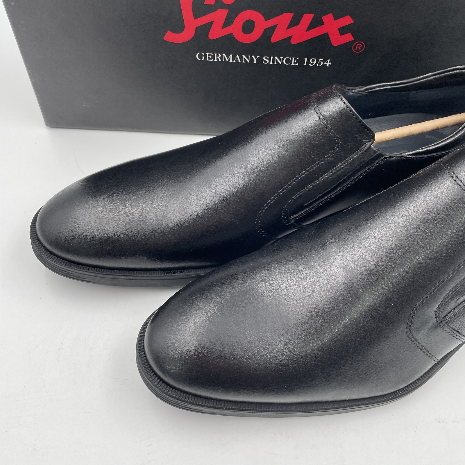 Sioux Herrenschuhe Forios-XL Slipper 34330 schwarz Halbschuhe NEU