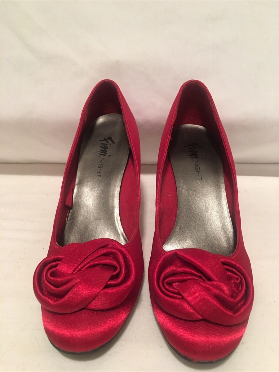 Ring Gem Nine West Neil Lane Red Satin Heels With Bow Outlet Rene