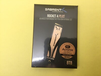Sabrent Rocket Plus 8TB PCIE NVME 2280 Internal SSD