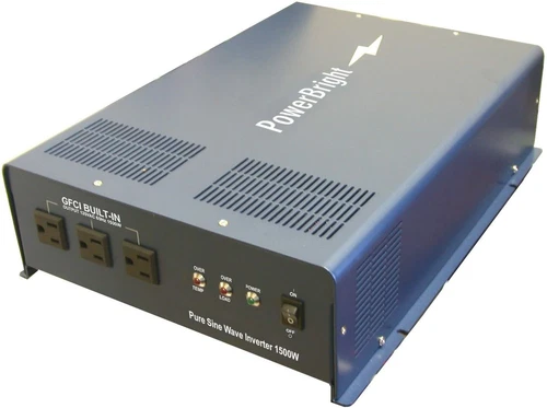 APS1500 PowerBright 1500 W 12v DC to 110v AC Pure Sine Power Inverter