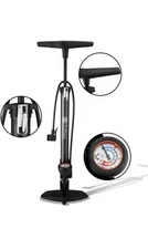 Zallsen Bike Pump High Pressure Bicycle Floor Pump Up to 160PSI/11BAR with Gauge