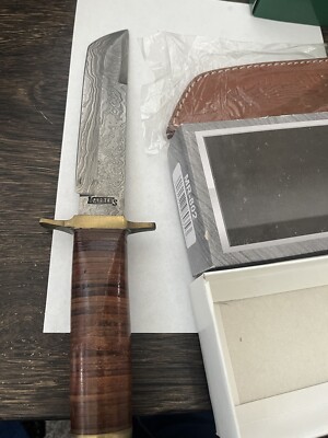 Marbles Damascus Tanto Knife 