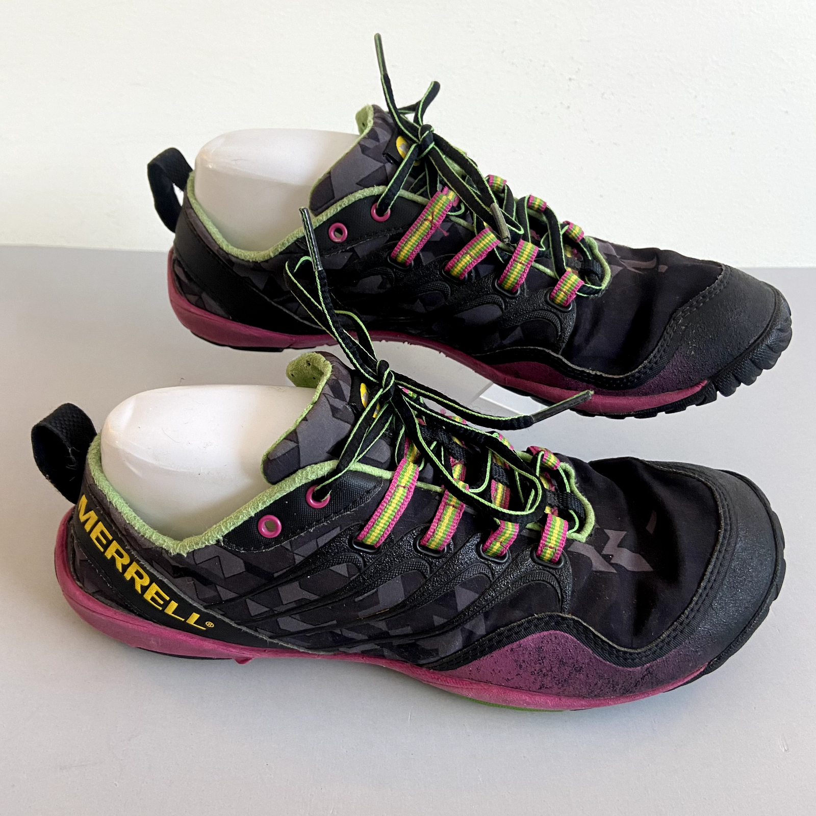 Scarpe Merrell donna taglia 9 Lithe Glove sneakers trail running a piedi nudi nero rosa
