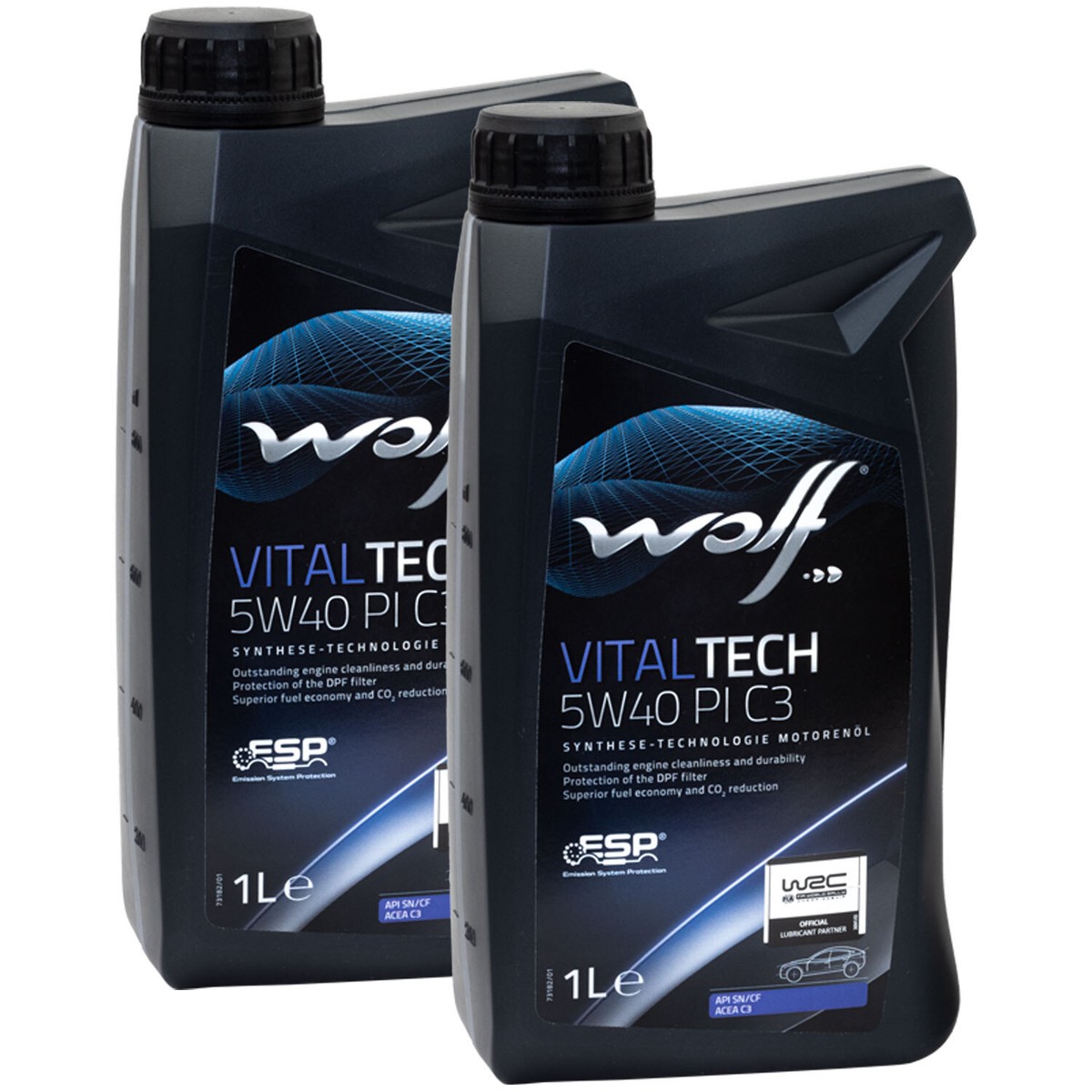 Motoröl WOLF VITALTECH PI C3 21116 SAE 5W40 2 X 1 Liter für Audi
