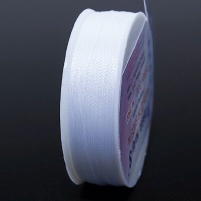 Threads embroidery beads polyester beading 2400 metrs white threads beadwork