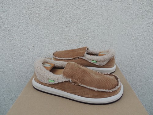 SANUK LIGHT BROWN CHIBA CHILL FAUX FUR SIDEWALK SURFER SHOES, US 9/ EUR 42  ~NWT 191142837293 | eBay