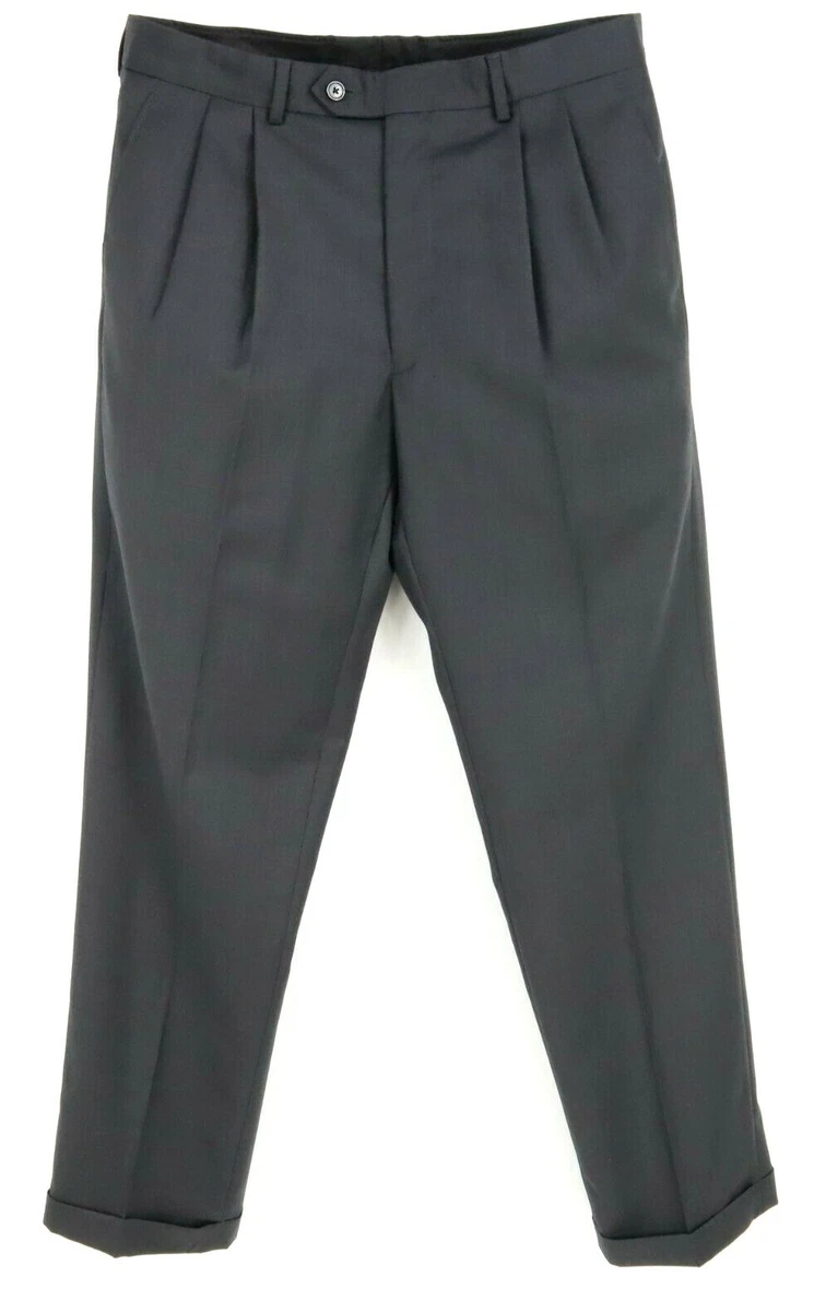 Alan flusser pleated best sale pants