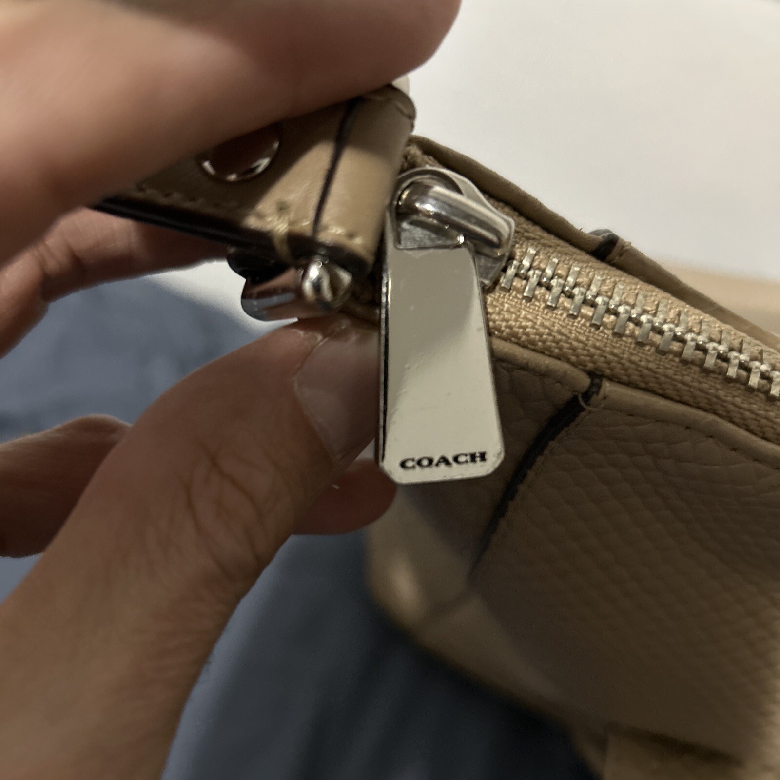 Coach Charlie Python Embossed Leather Shoulder Ba… - image 3