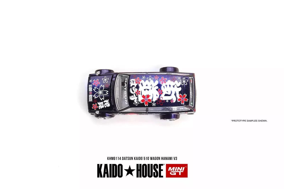 Mini GT x Kaido House Datsun 510 Wagon Hanami V3 1/64 Scale