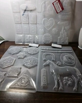 STAMPERIA INTERNATIONAL Buy 4+ $1 ea!!! Stamperia Variety Soft Maxi Mould Texture Impression Mixed Media