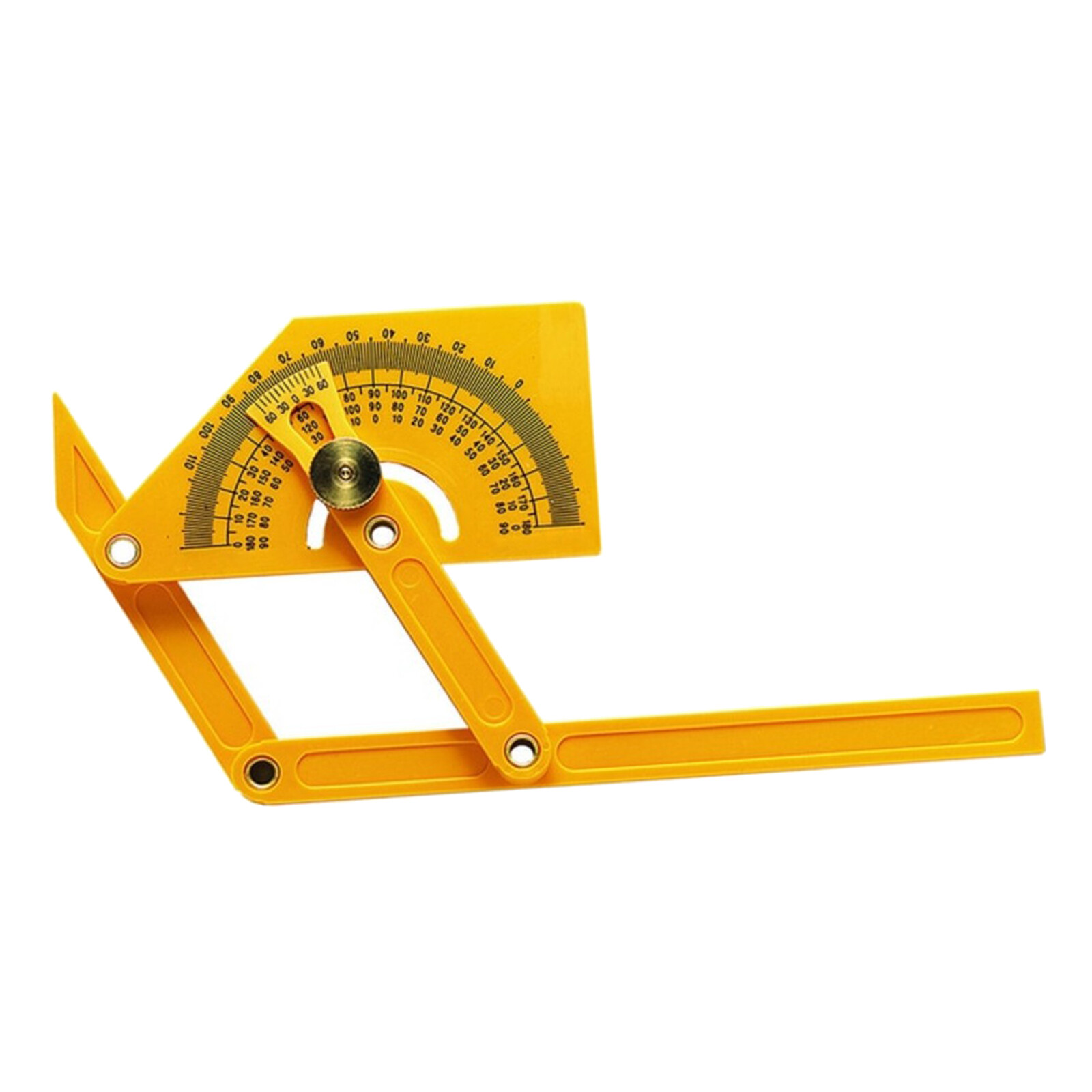 Foldable Protractor Angle Finder Woodworking 0° to 180° Woodworking