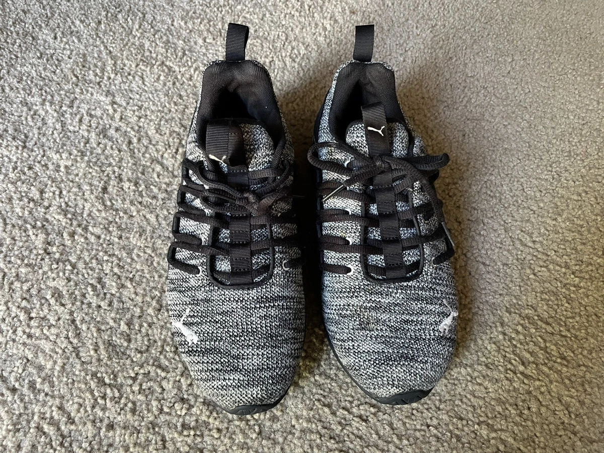 PUMA Axelion 191425 04 Running Training Shoes Black Gray White Men s Size 7
