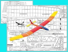 Carl Goldberg Model Airplane Plans (RC): Gentle Lady 2-Meter Sailplane 